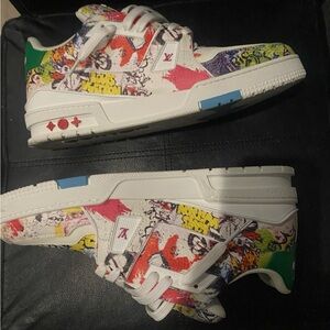 Louis Vuitton Multicolor Graphic Sneakers